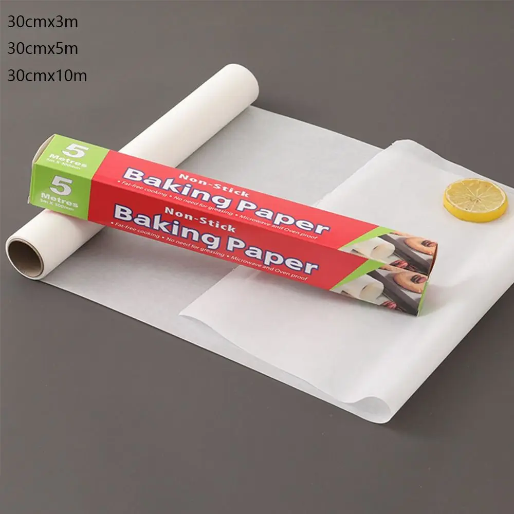New Silicone Oil Paper Baking Paper Disposable Heat Resistant Air Fryer Liners Non-stick Oil Proof Paper