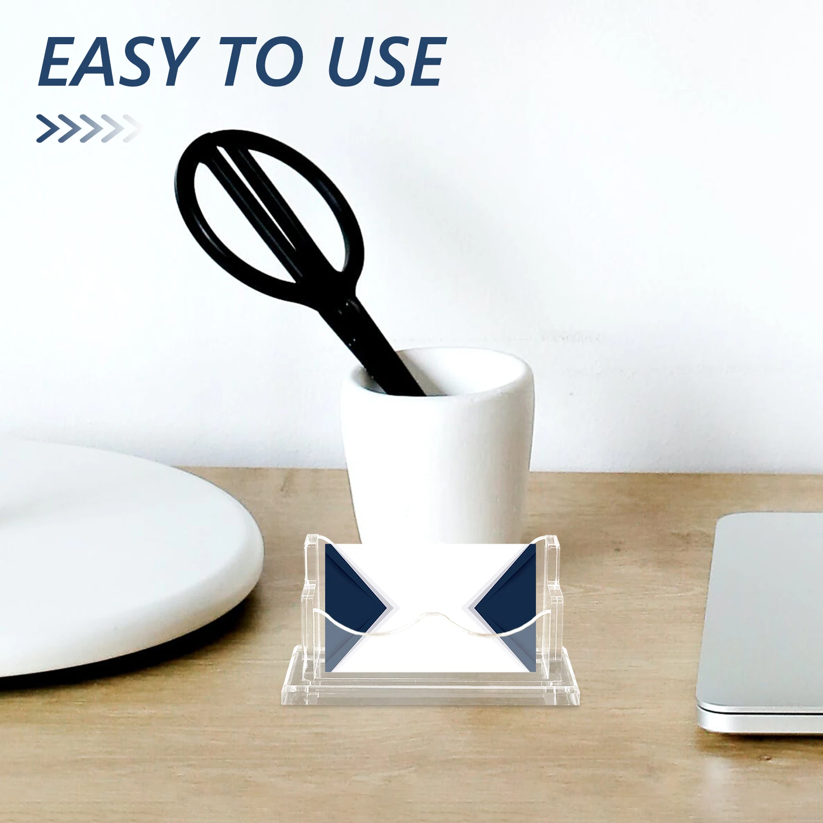 

Acrylic Business Holder Display Stand For Office Desk Card Storage Rack Organizer Name Card Stand Sturdy Structure Desktop Cards