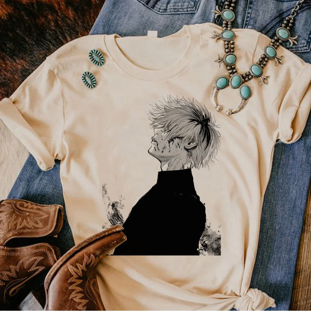 Tokyo Ghoul top women summer tshirt girl manga clothing