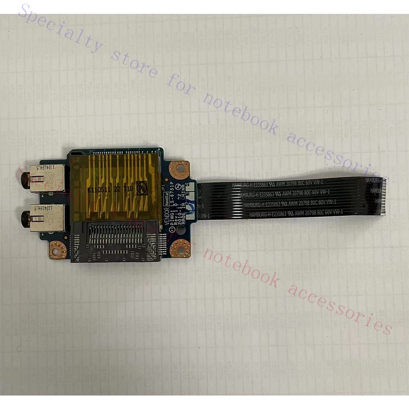 A + Para Lenovo G570 G475 G470 G575 Placa de leitura de cartão Placa de áudio LS-6751P