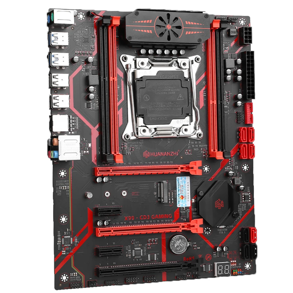 HUANANZHI CD3 X99マザーボードコンボ E5 V3 V4 DDR3 最大128GB