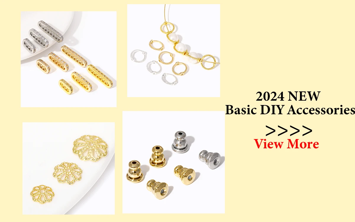 3mm 4mm 14K vergoldetes Messing Runde Perlenkappen für Halskette Armband Schmuckherstellung Zubehör, DIY Zubehör Perlen Spacer Caps – Detail 1