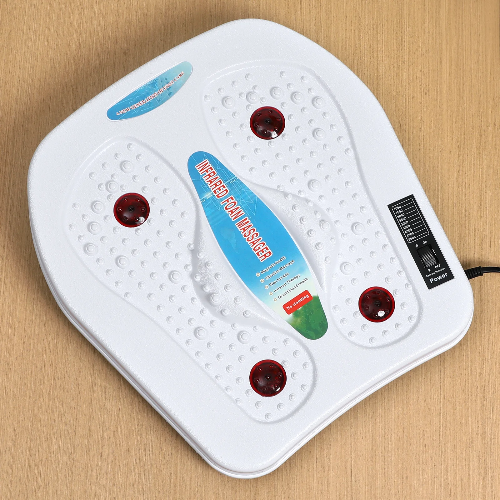 

Foot Spa Massager with Heat Soothing Electric Massage for Tired Feet Safe Reliable Design Uk Plug Heating Foot Massager