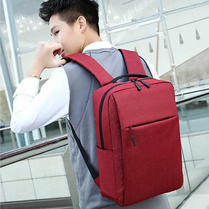 Men's Backpack New Simple Usb Rechargeable Backpack Men And Women Casual Anti Theft Business Computer Bag For Male 2024