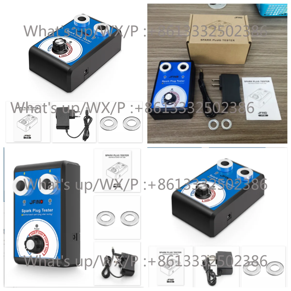 JFIND Automotive double hole spark plug tester Car spark plug tester