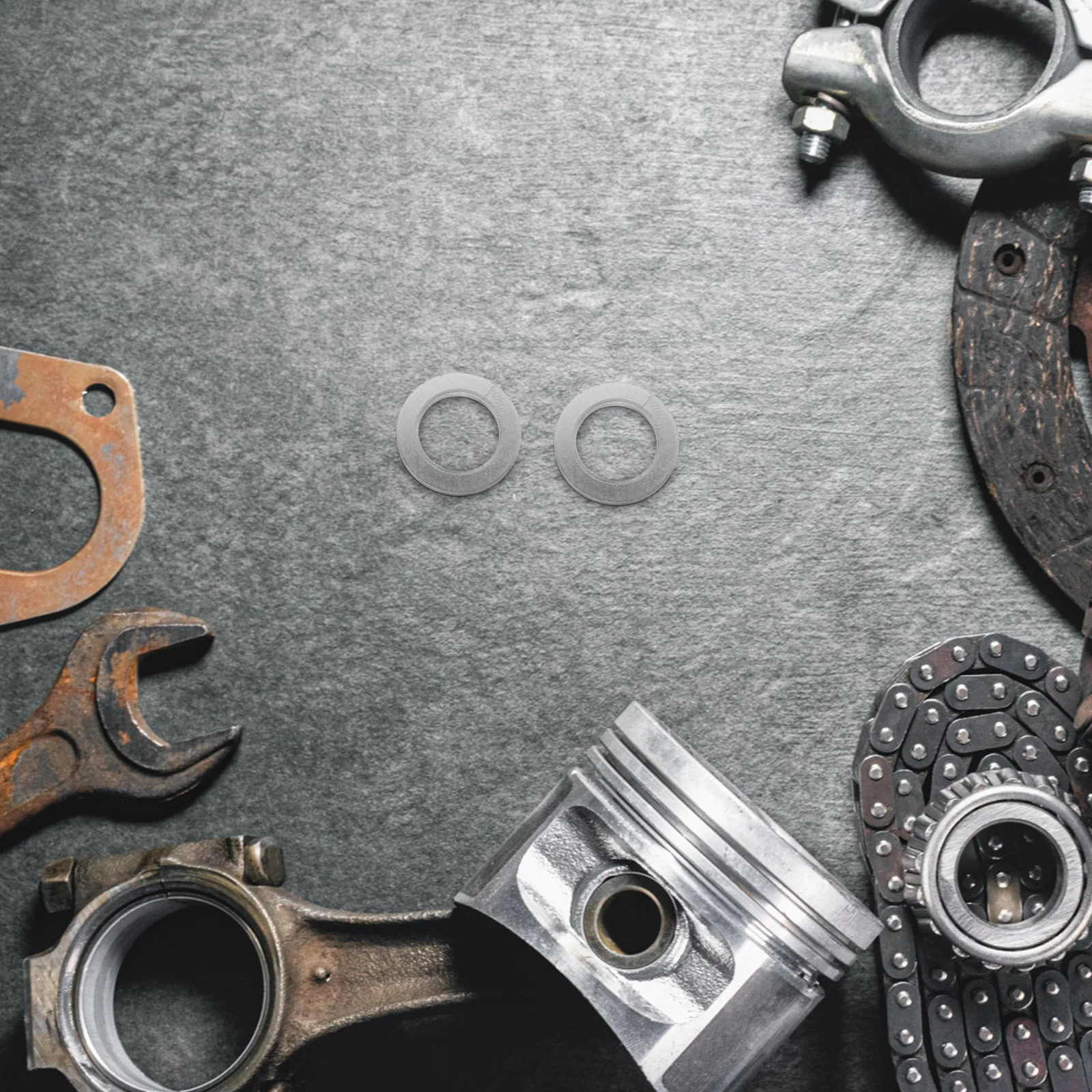 

20Pcs Engine Oil Drain Plug Washer Durable Materials Easy Install Prevents Leaks Ideal Routine Maintenance Multiple Replacements