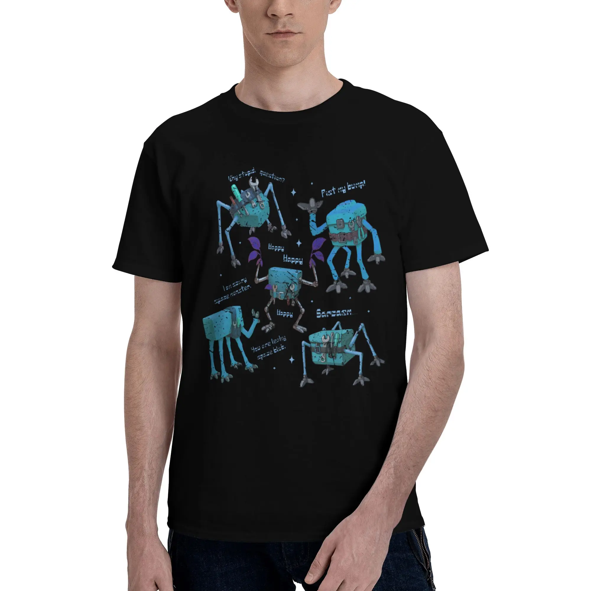 Rocky Amaze  Funny 100% Cotton T-Shirt Project-Hail-Mary Tops Tees For Men