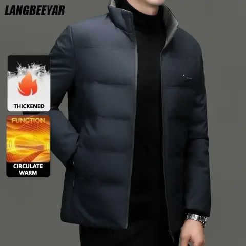 Top Grade ​​​​Men's 2026 Winter Brand Casual Stitch Bubble Puffer Parka Jacket Windbreaker Coats Short Outerwear​​​​​​​​​​​​