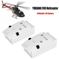 YXZNRC F08 2.4G 6CH Direct Drive Dual Brushless Flybarless RC Helicopter Spart Part 7.4V 25C 1200mA Battery Original Spare Parts