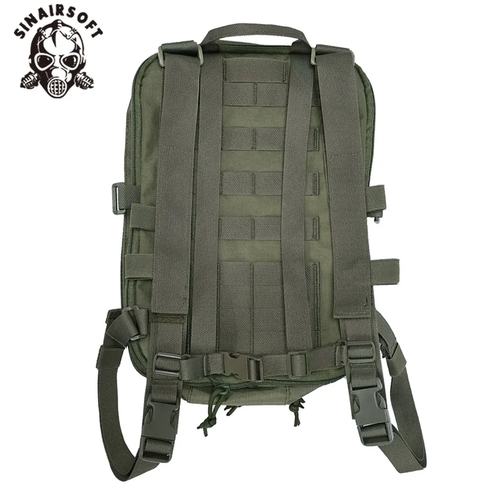 Taktischer Trinkrucksack Flatpack D3 Carrier Molle Pouch Airsoft Jagdausrüstung Mehrzweckweste Assault Softback Reisetasche