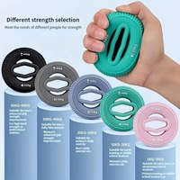 Silicone Adjustable Hand Grip 5-100LB Gripping Ring Finger Forearm Trainer Carpal Expander Muscle Workout Exercise Gym Fitness