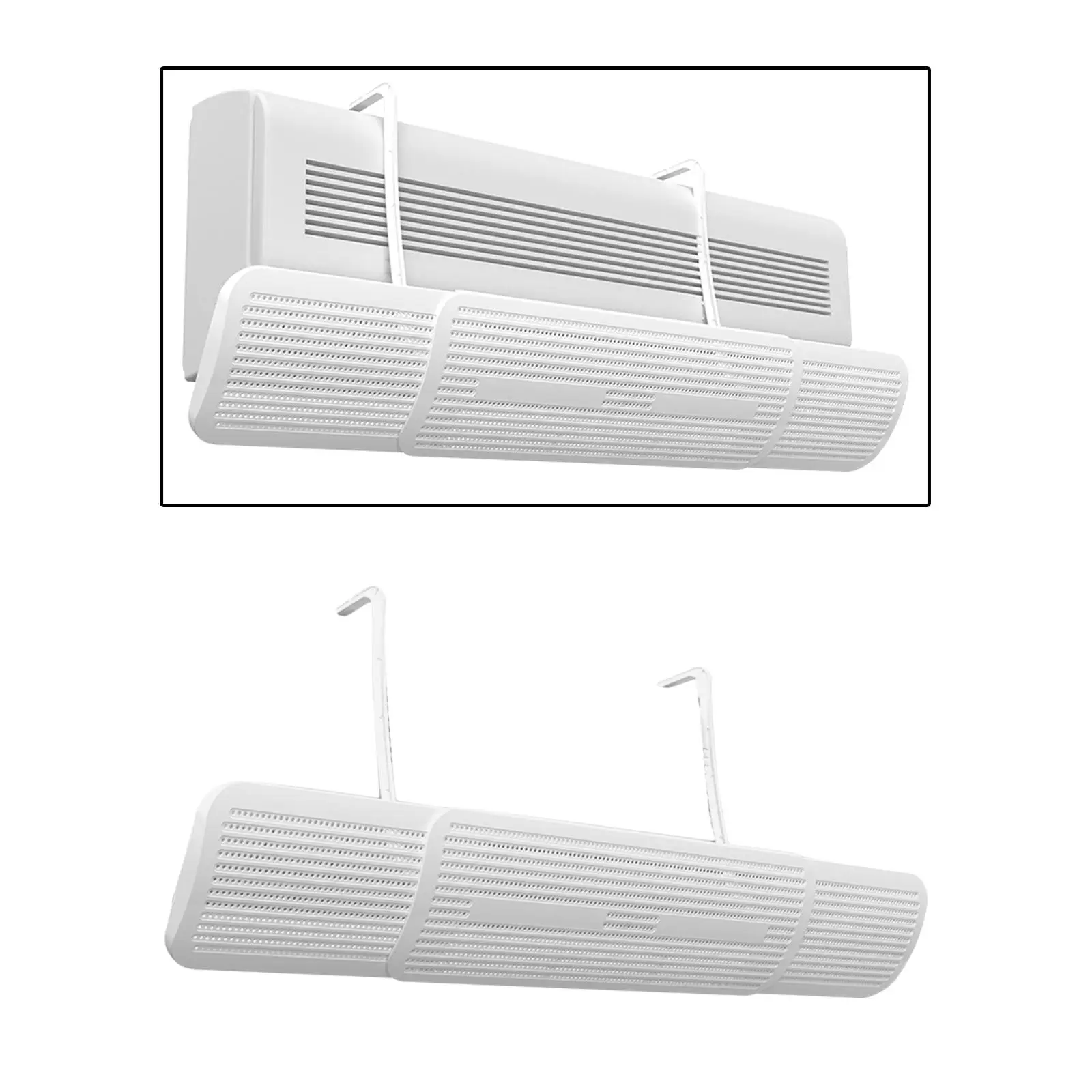 Air Conditioner Deflector Antidirect Blowing Wind Baffle Vents Sidewall Wind