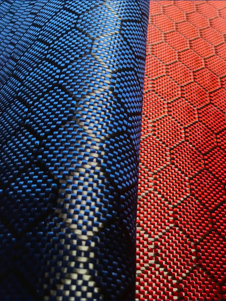 High quanlity Carbon Fiber Cloth 3K 200/240gsm Twill Plain 12K UD Fabric Honeycomb Hybrid Carbon Kevlar Fabric  chopped yarn