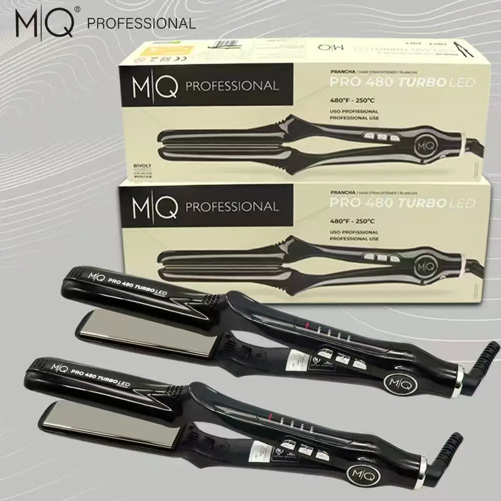 Cross-border Manufacturer Wholesale Mq Hair Straightener High Temperature Straightening Frizzy Curly