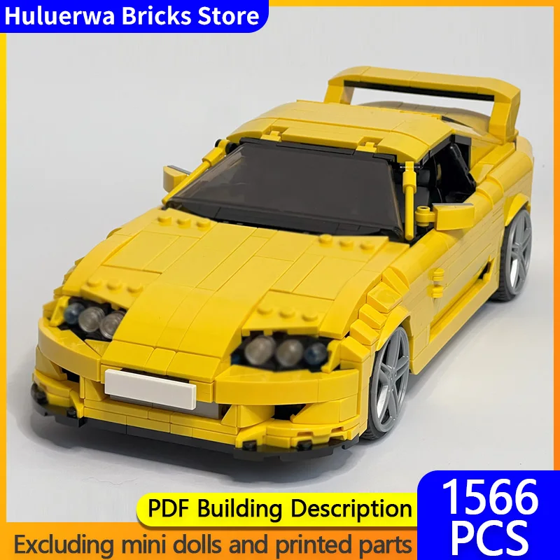

Popular Movie Model MOC Building Bricks Movie Top Tier Sports Car Modular Technology Gifts Holiday Assemble Children Toys Suit