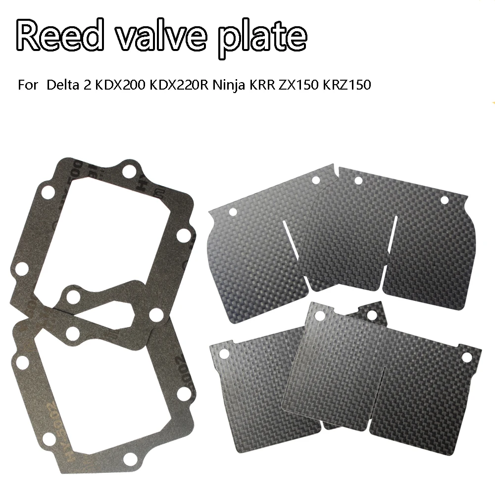 4 PCS VForce V305A Replacement Reed Valve Petals Gaskets For KRR KRZ150 KDX 200 220R 2-Stroke