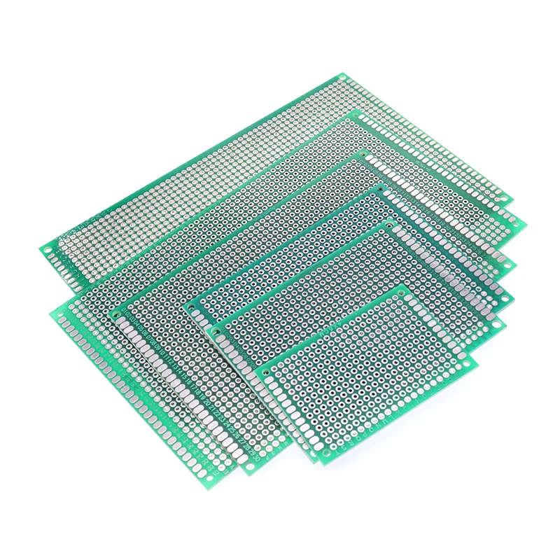 9x15 8x12 7x9 6x8 5x7 4x6 3x7 2x8 cm duplo lado protótipo diy universal circuito impresso pcb placa protoboard para arduino