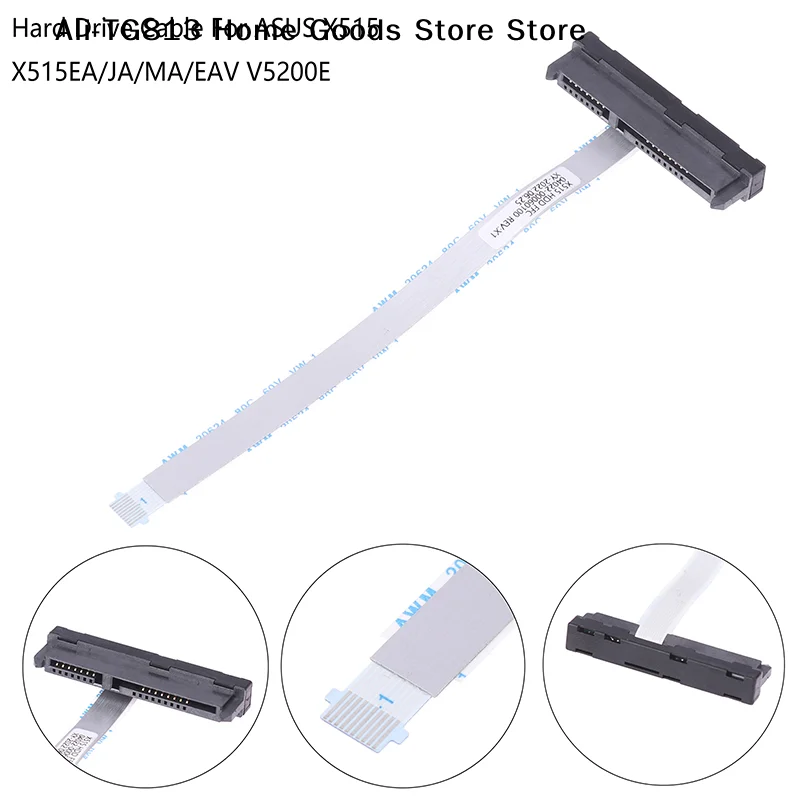 

[TG813]HDD Cable For ASUS X515 X515EA/JA/MA/EAV V5200E F515 Laptop SATA Hard Drive HDD SSD Connector Flex Cable