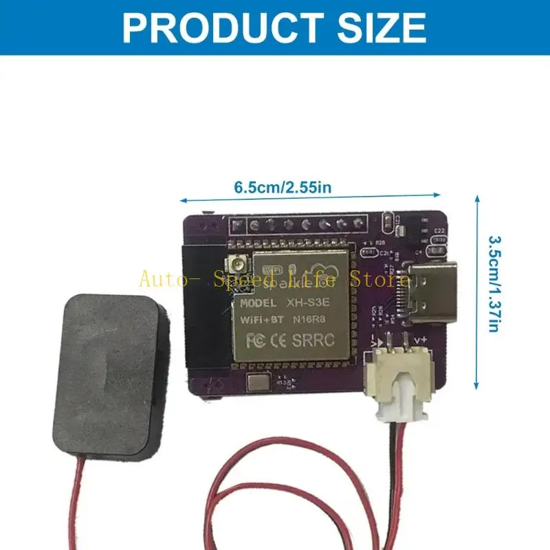 02DA ESP32-S3-N16R8 Microcontroller Board met een LED-schermverbinding 0,96 inch LED