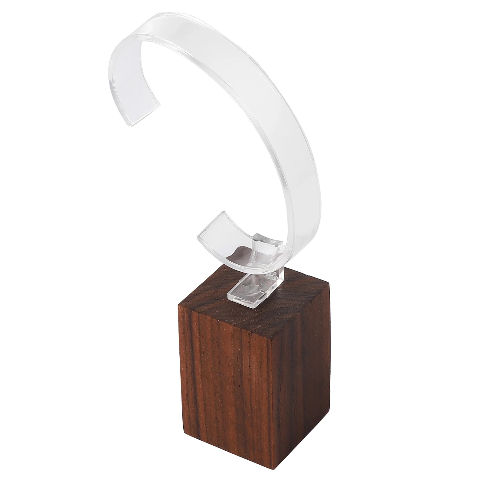 

Wood Watch Display Rack H crafted Square Jewelry St Home Decor Bracelet Holder Wooden Charging Protector Showcase Accessory