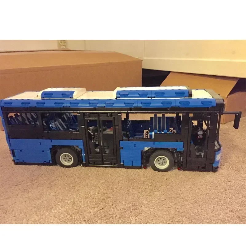 

MOC-5161 RC Электрический моторизованный автобус в сборе, сшитые строительные блоки, модель • 2673 деталей • для взрослых и детей, игрушка на день рождения, подарок