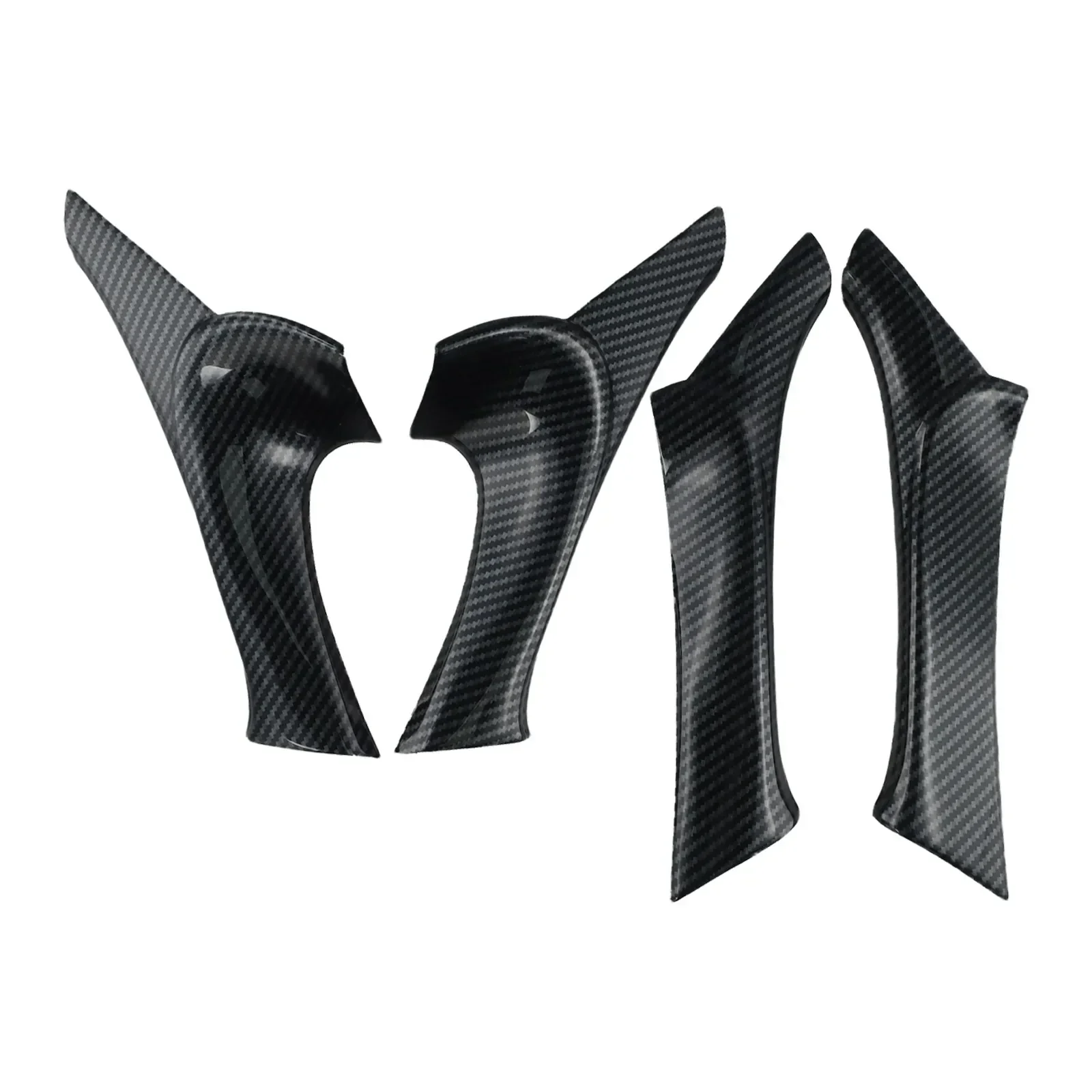 4PCS/SET Fit For Lexus IS F 250 350 2006-2013 Car Inner Door Panel Handle Left Right Cover Interior Door Armrest Pull Trim Cover