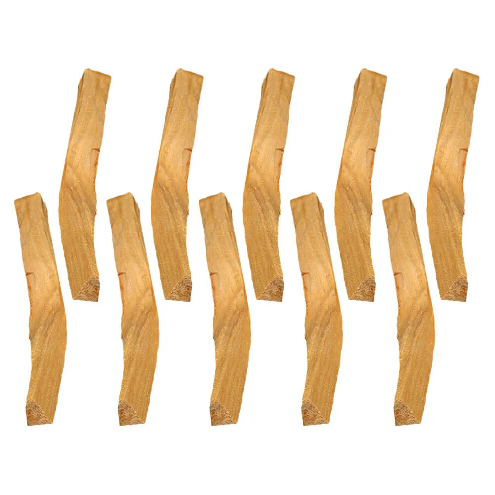 

10pcs Holy Wood Strips Natural Smudge Sticks Pine Scented Aromatherapy Wood Incense Burner Fragrance Yoga Purifying