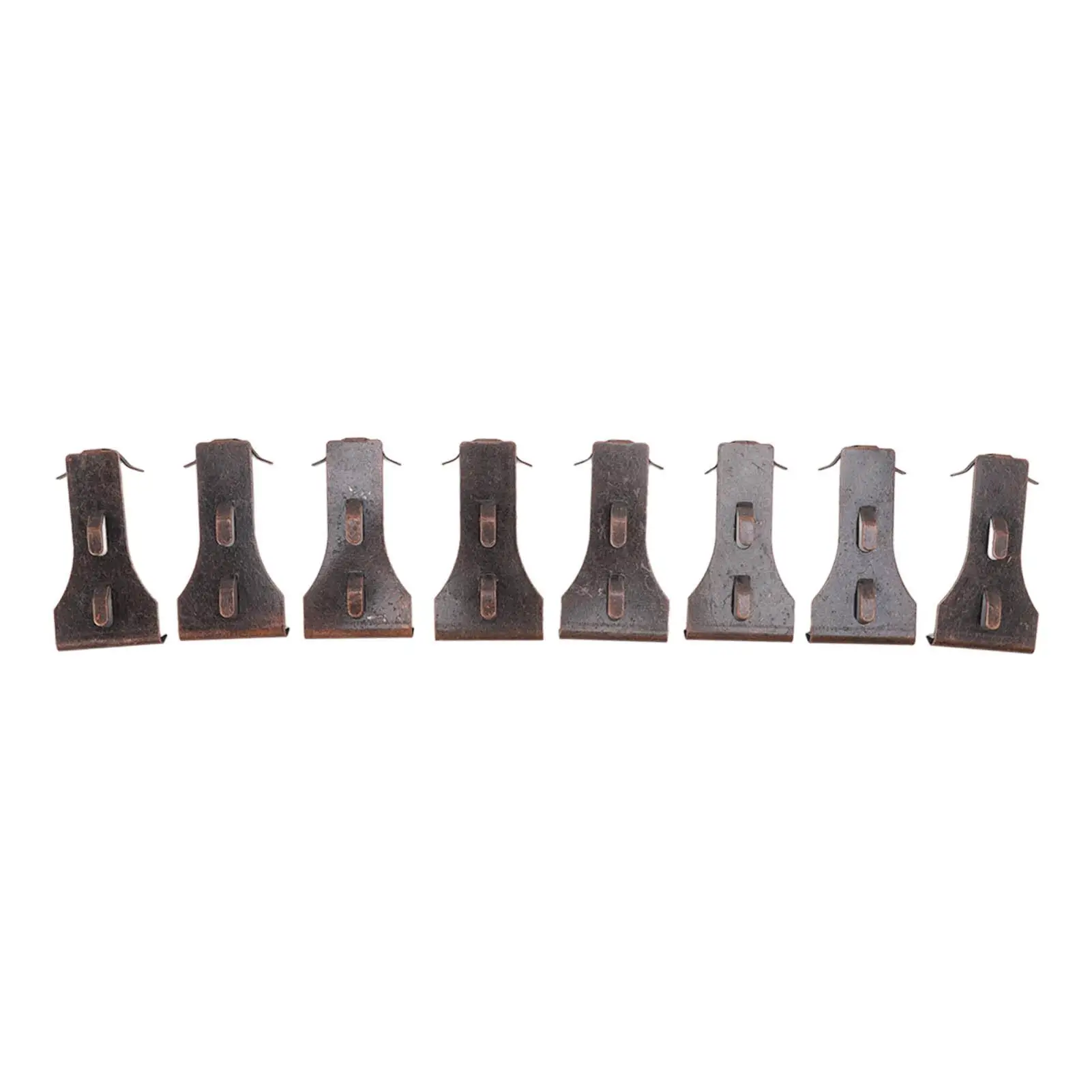 Steel Brick Hook Clips for hanging Mailboxes - Heavy Duty Brick Hangers