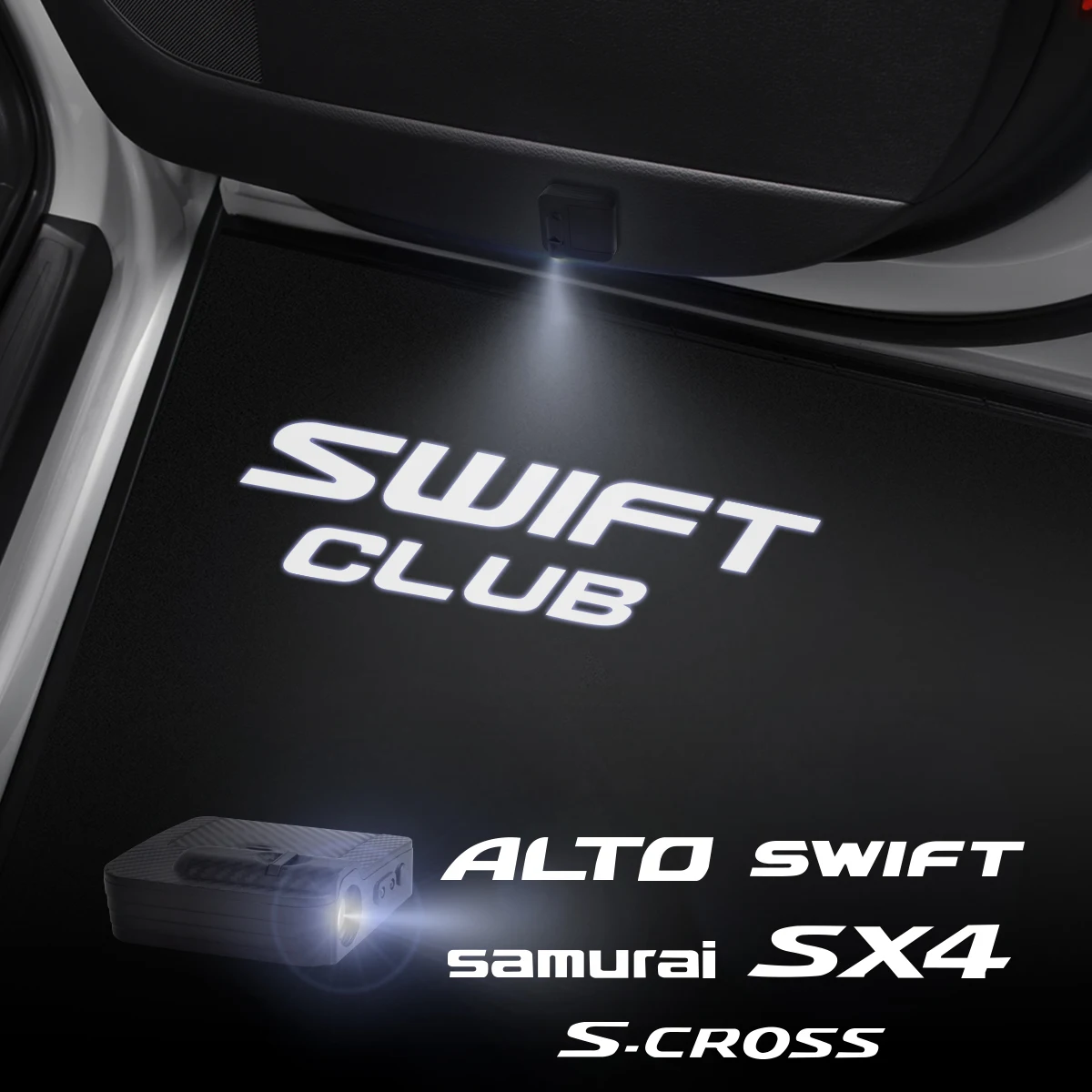 Лазерный проектор для дверей автомобиля Suzuki S-cross Samurai SX4 Alto Swift Club, 1/2 шт.