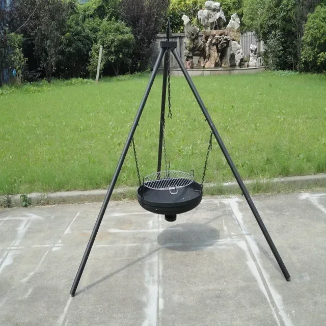 

NEW Camping hanging tripod Barbecue Grill
