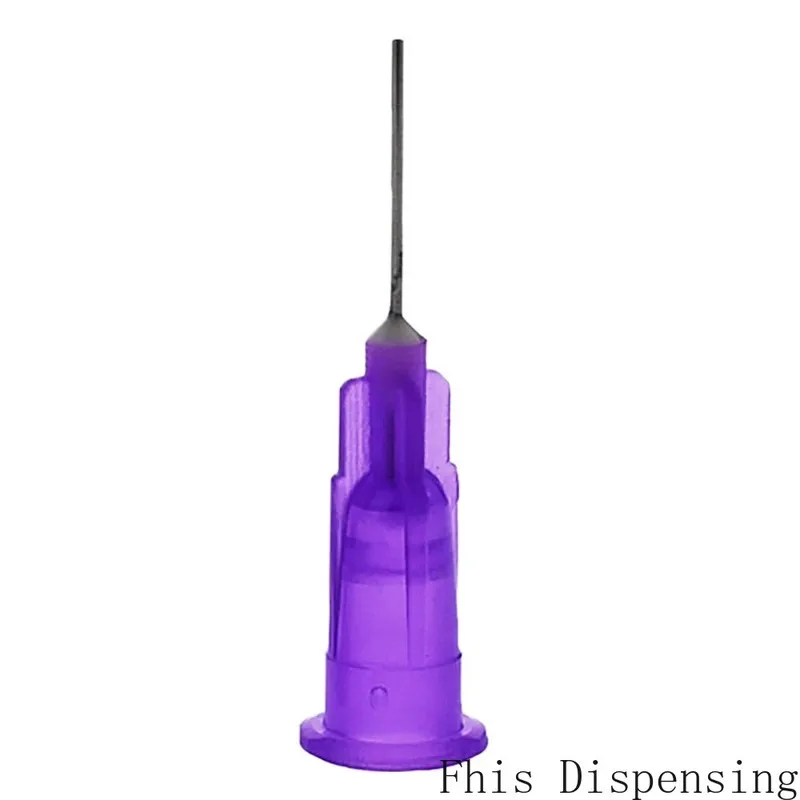 

0.5 Inch 24G Tubing Length Glue Dispensing Luer Slip Blunt Tip Pack of 50
