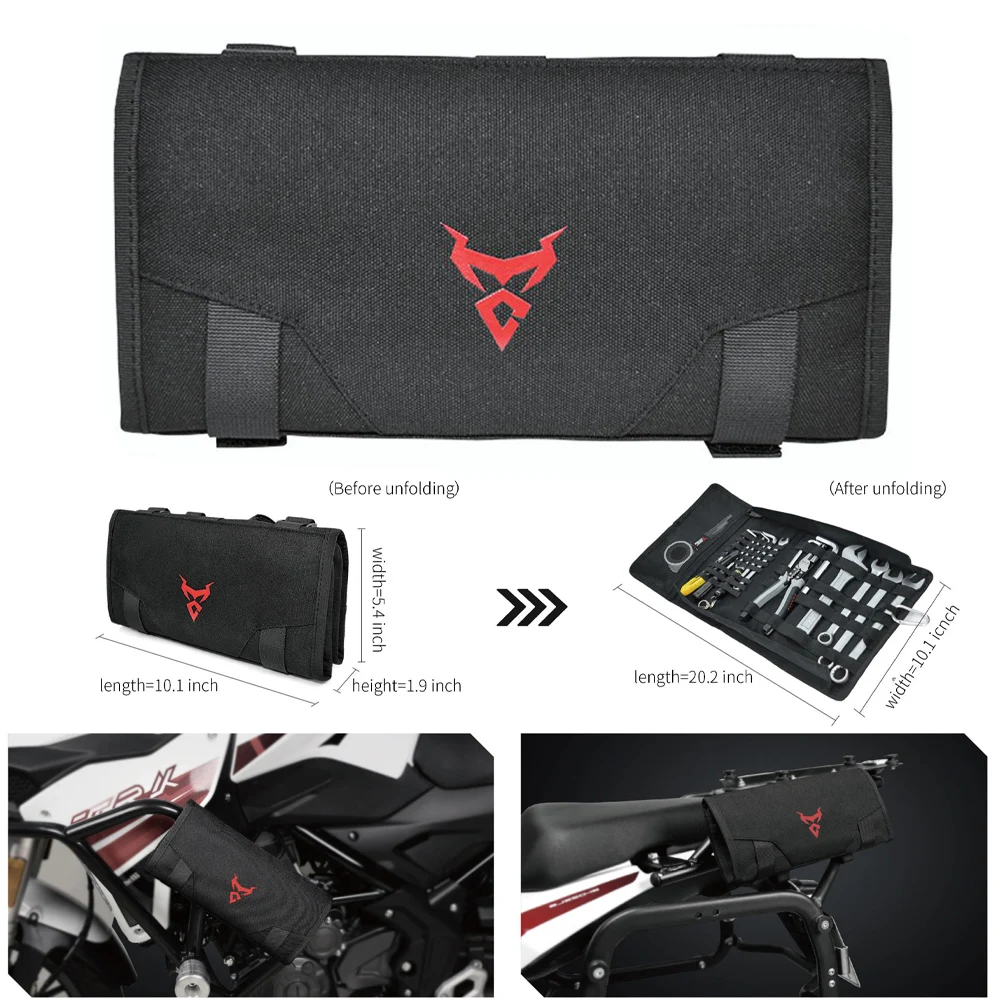 موتوسينتريك أداة حقيبة كبيرة وجع نشمر المحمولة الحقيبة حقيبة للطي تخزين عدة جيوب عدة للدراجات النارية/موتوكروس ركوب جديد #1