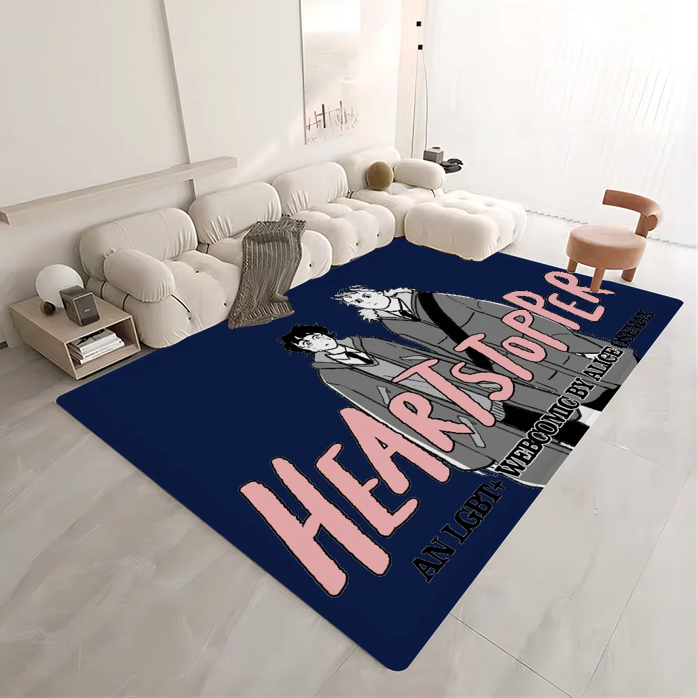 Heartstopper Floor Mat Floor Mat INS Style Soft Bedroom Floor House Laundry Room Mat Anti-skid Household Carpets