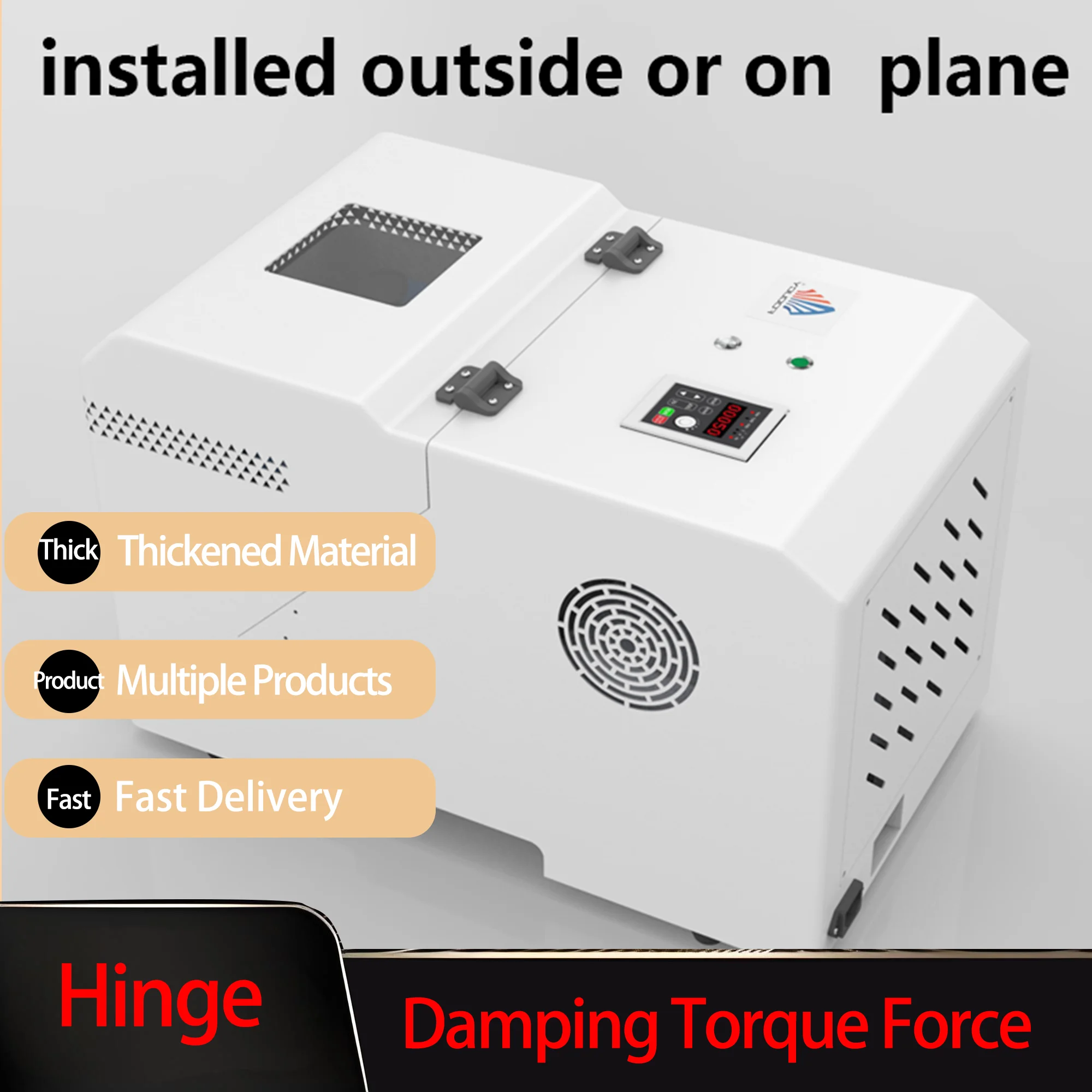 

Петля из цинкового сплава с демпфированием для электрических шкафов, компьютерных мониторов, медицинского оборудования - плавное движение без тяги