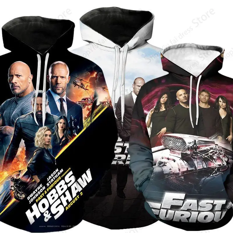 

Classic Movie Fast & Furious 3d Print Graphic Hoodies Men Women Fashion Street Oversized Hoodie Sweatshirt Boy Coat Mens Clothes