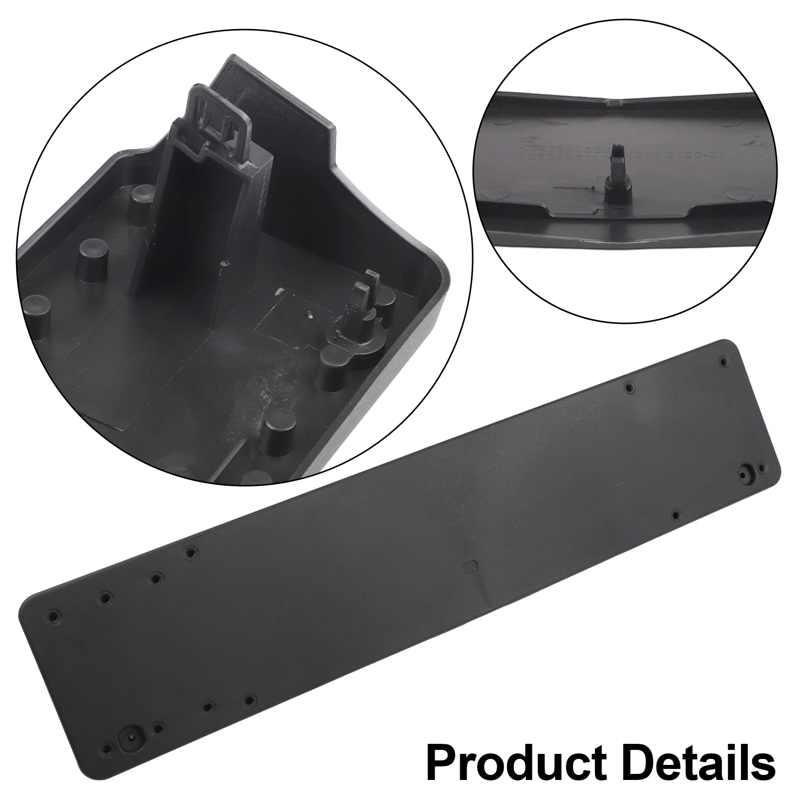 For Mercedes For GLC X253 2020 2023 Compatible Front Bumper Plate Bracket A2538803204 Practical ABS Material Replacement Part