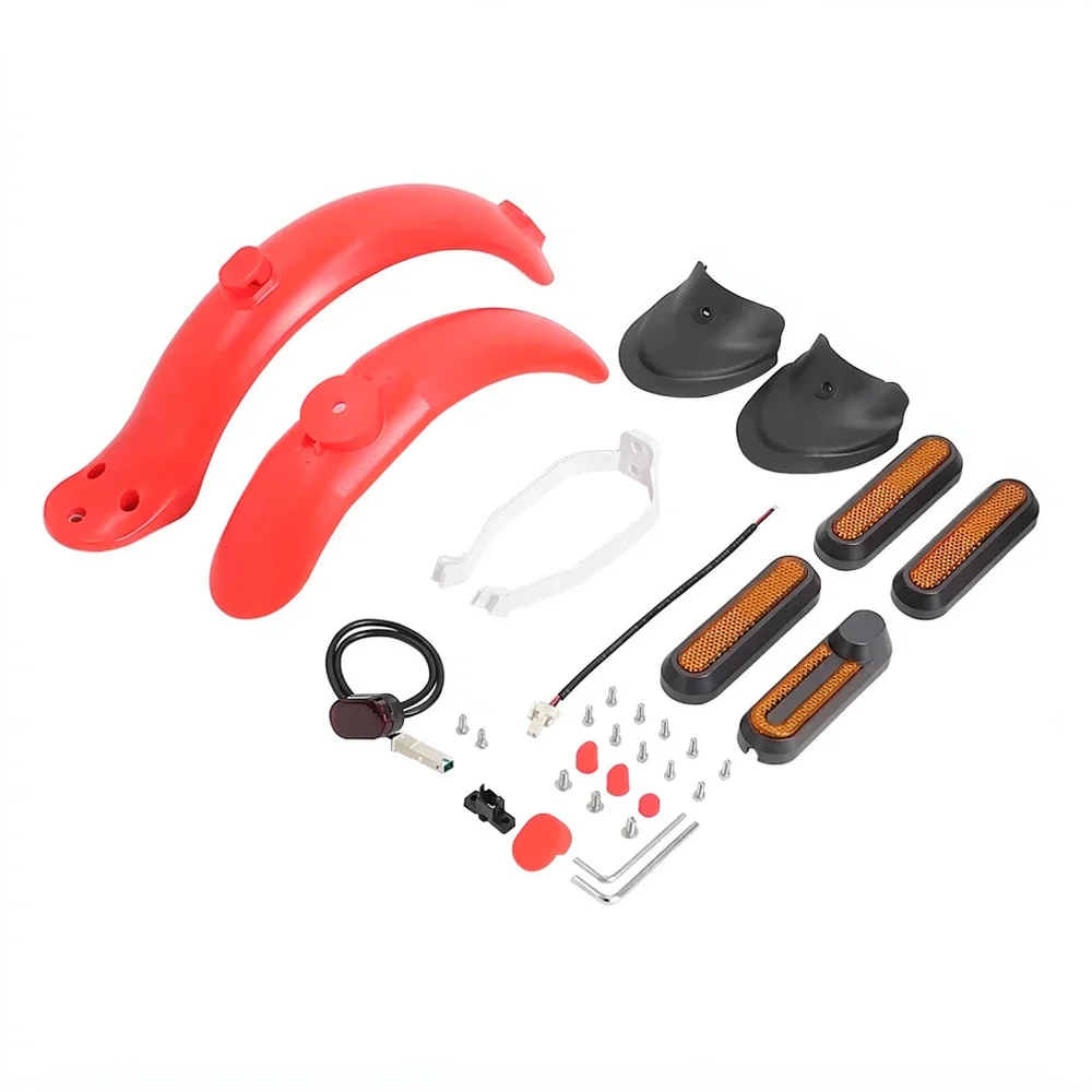 Premium Fender Accessory For For M365 Pro Scooter Tail Light Support Reflective Cover Decorative Repair Parts Kit