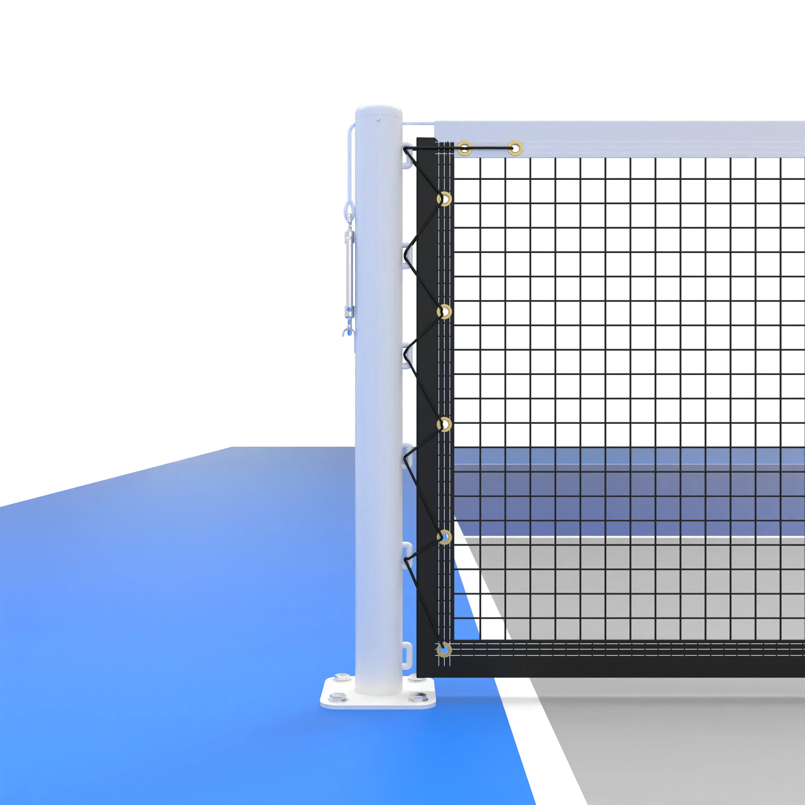Customizable Outdoor Pickleball Post with Net with  Full Court Mobile Tennis Equipment for Training