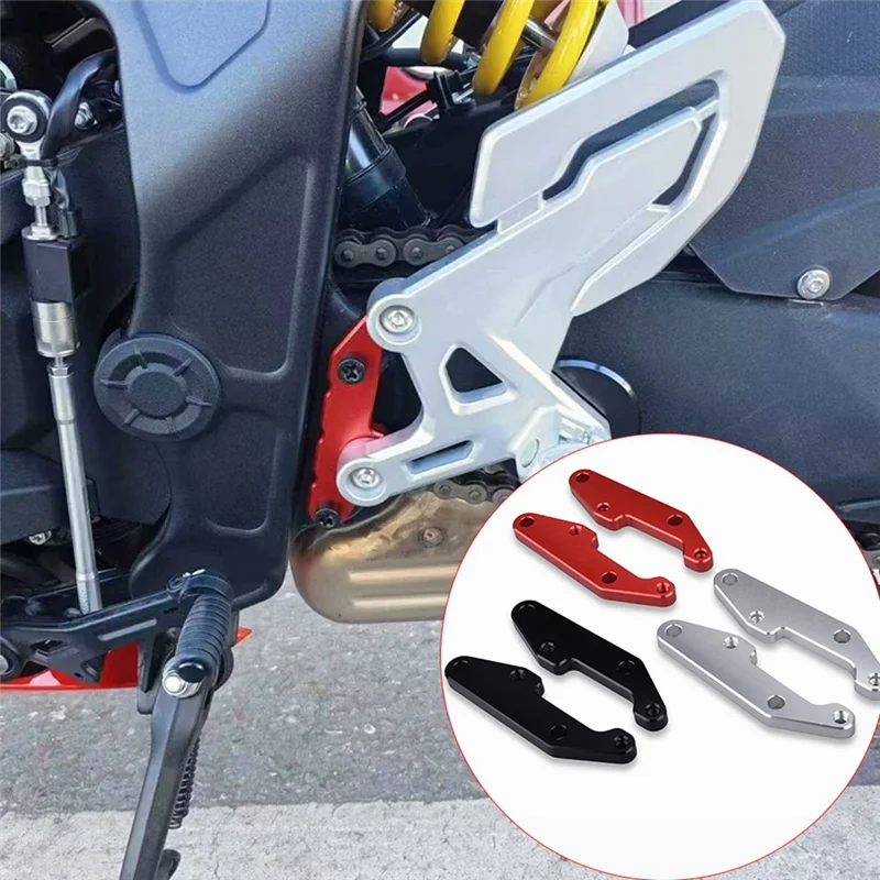 

Motorcycle Heightening Foot Pedal Heightening Foot Pedal For CBR650R Foot Pedal Raising Bracket Motorcycle Accessories Silver