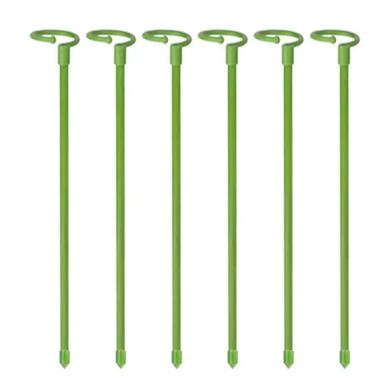 

6Pcs Garden Bonsai Support Stake Stander Single Stem Shrub Holder Butterflies Orchid Daisy Vine Flower Potted Rod Fixed Supporte