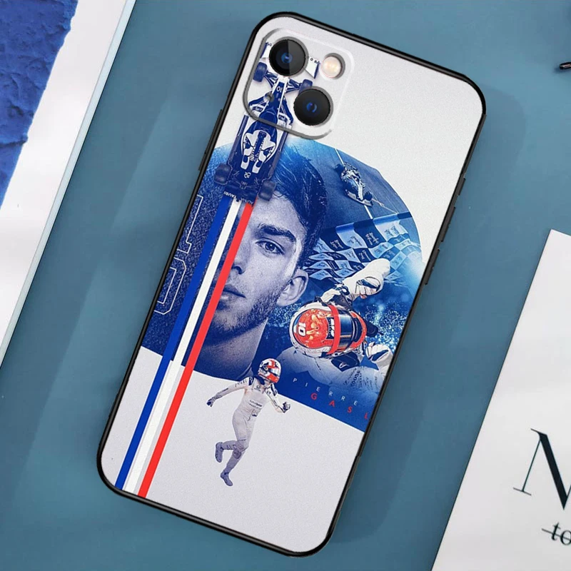 Pierre Gasly 10 F1 Phone Case For iPhone 16 15 13 12 11 14 Pro Max Mini X XR XS MAX Plus Back Cover