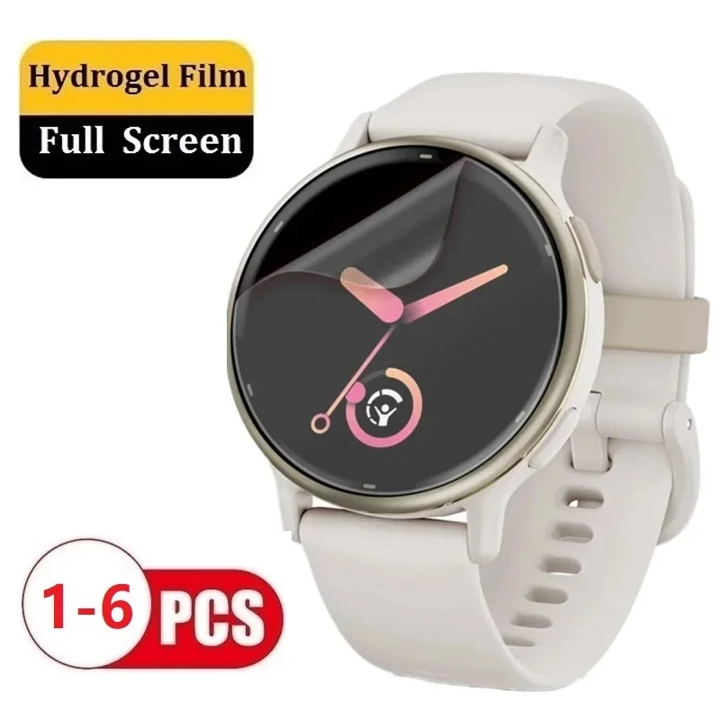 Hydrogel Beschermende Film Voor Garmin Horloge Vivoactive 5 4 4S 3 Screen Protector Niet Glas Voor Venu 3 3 S 2 2S Zachte Schermfilm