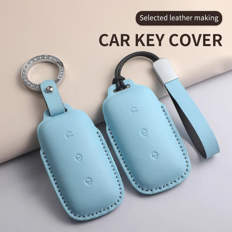 

Car Key Case Cover For Geely Galaxy L7 2023 L6 MAX 1.5T Plus PU Leather Keycover