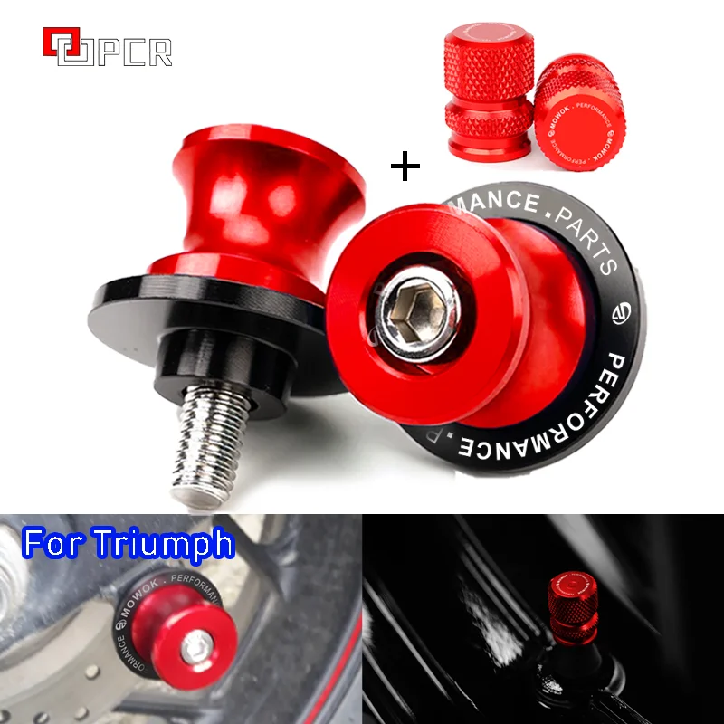 Motorcycle Stand Screw M8 Swingarm Spools Slider For TRIUMPH T955 Tiger 955i Sprint GT1050 RS Tiger Explorer Street Triple 675