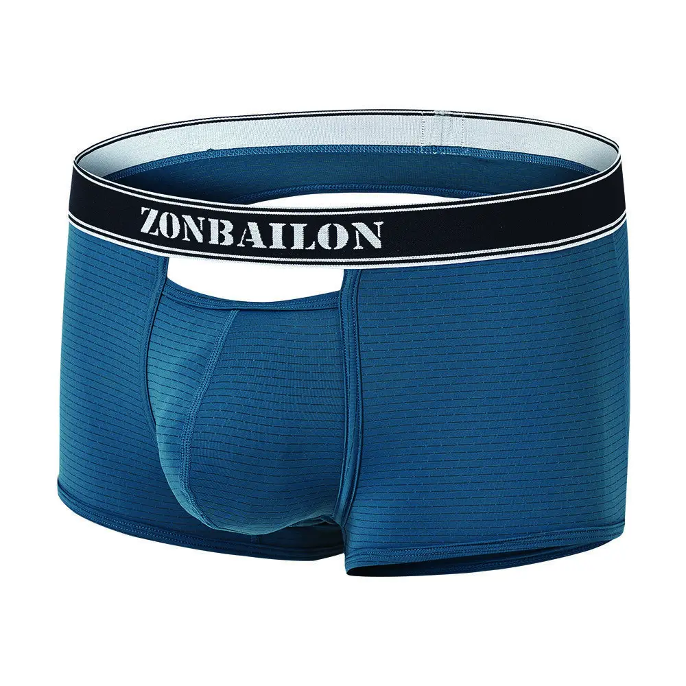ZONBAILON Men’s BoxerBriefs Soft Front Open Boxer Comfortable Trunks M-3XL
