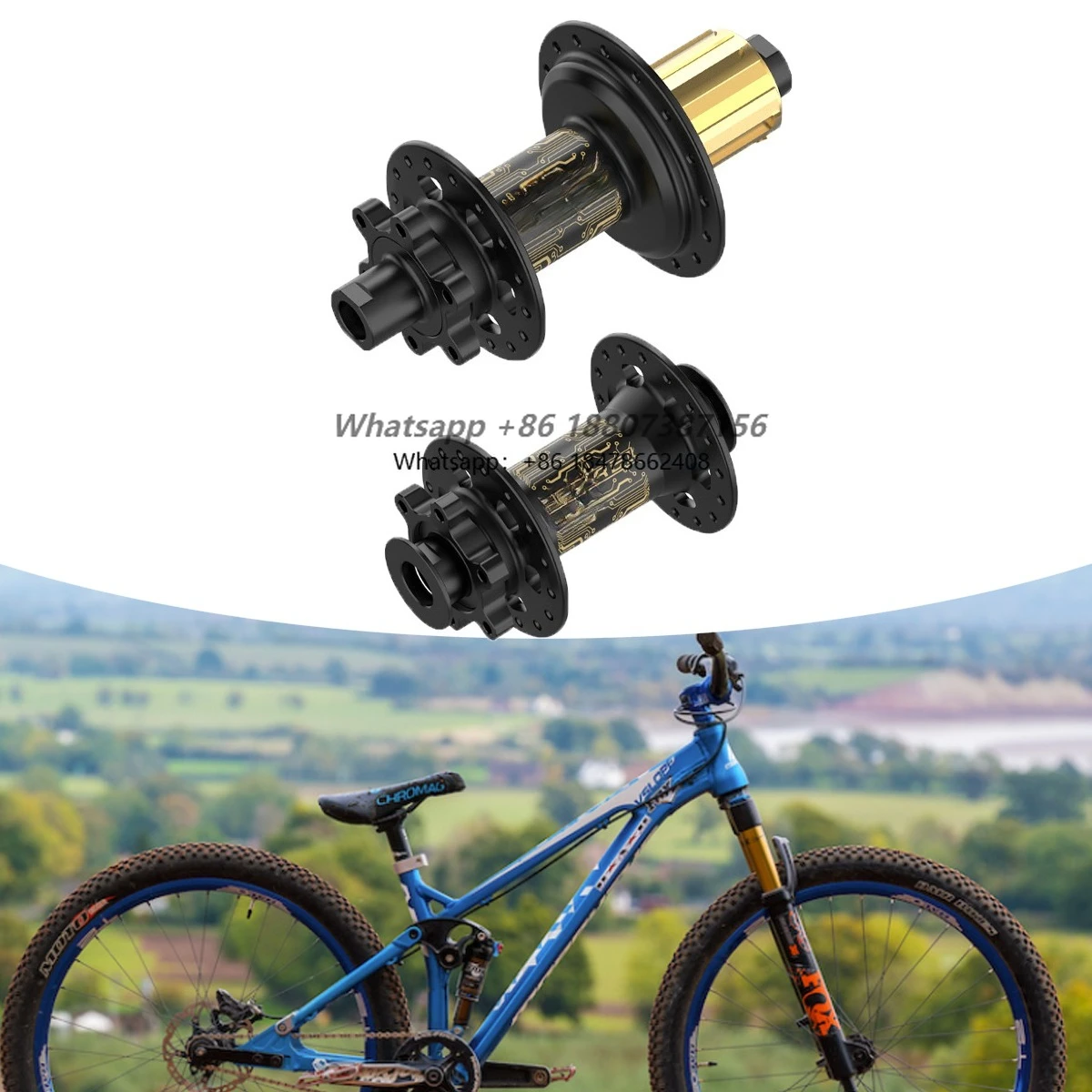 

Ferei 32H Ultralight Disc Brake MTB Hub Aluminum 7075 Rear Enduro Bearings Front Mountain/E-Bike