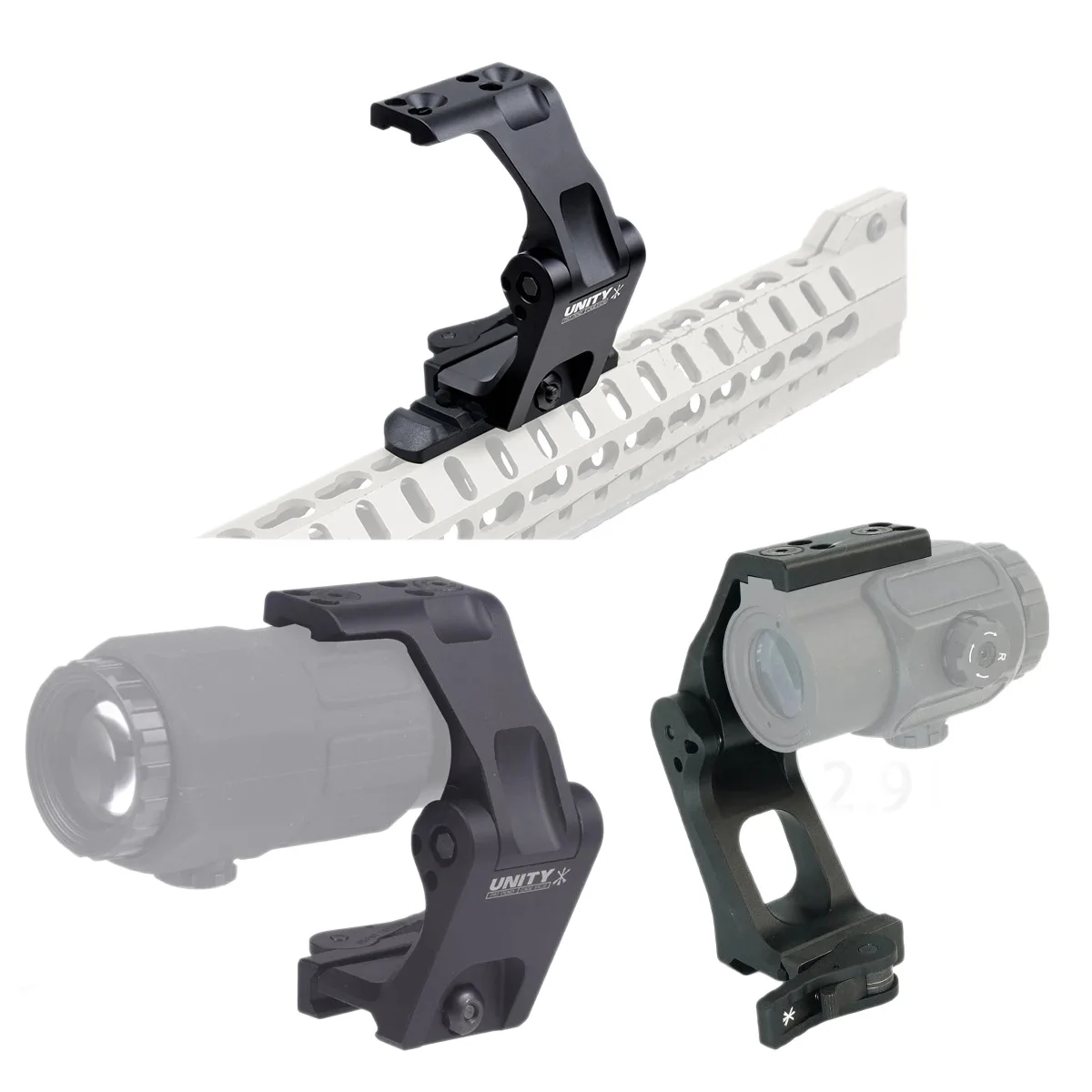 

Универсальный кронштейн для крепления G33 G43 G45 Vortex3X3T Magnifier FTC OMNI