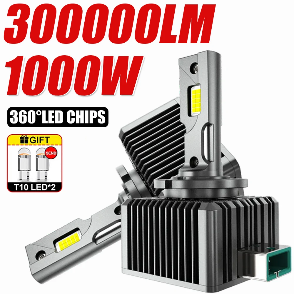 

D1S D3S D2S D4S Светодиодные фары HID D1R D3R D2R D4R 1:1 CANBUS Lights 300000LM Супер яркие двухсторонние ксеноновые лампы CSP Автолампы