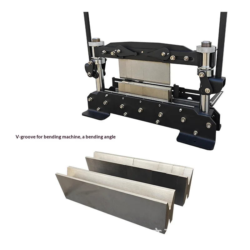 Manual Metal Bending Machine Torsion Bar Bending Width 305MM Equipped 4 Segmented Blades Bending Low Carbon Steel Thickness 2MM