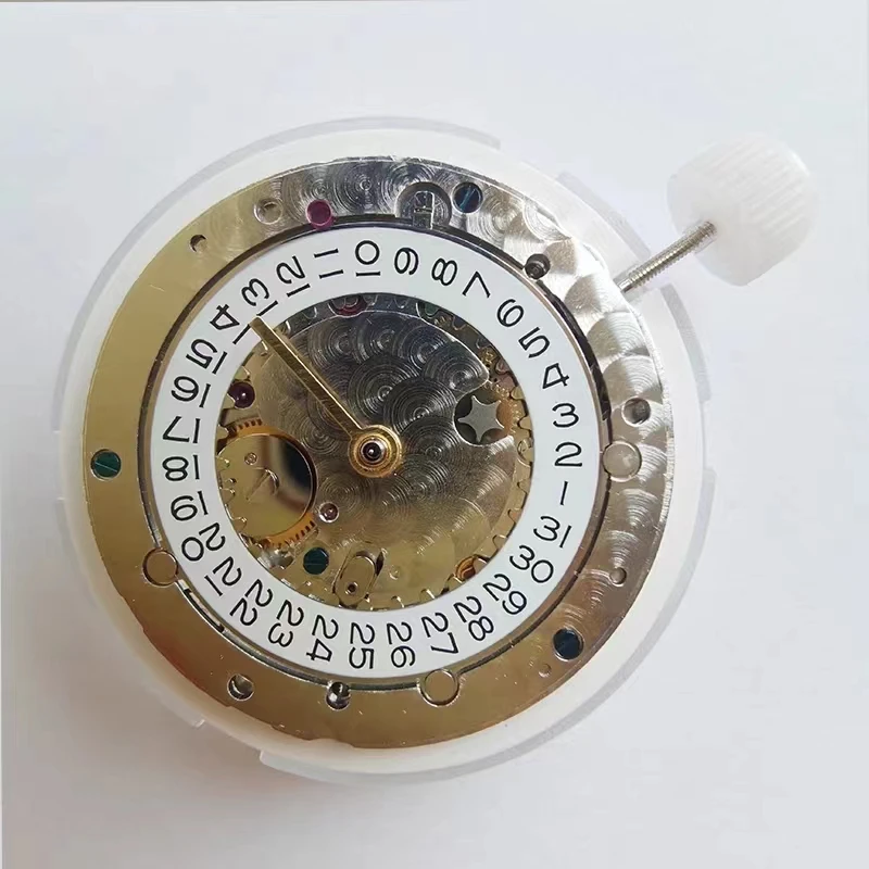 1PC China SHANGHAI VR 3135 movement Fit for 3135 automatic mechanical movement men watch movement blue balance VR 3135